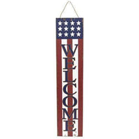 Thumbnail for Patriotic Wooden Porch Sign, 