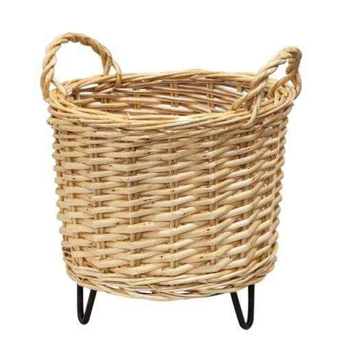 2/Set, Wicker Basket Plant Stands - The Fox Decor