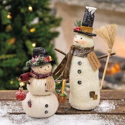 Snowman Winter Storm - The Fox Decor