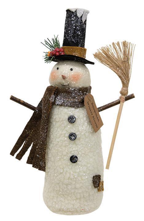 Snowman Winter Storm - The Fox Decor