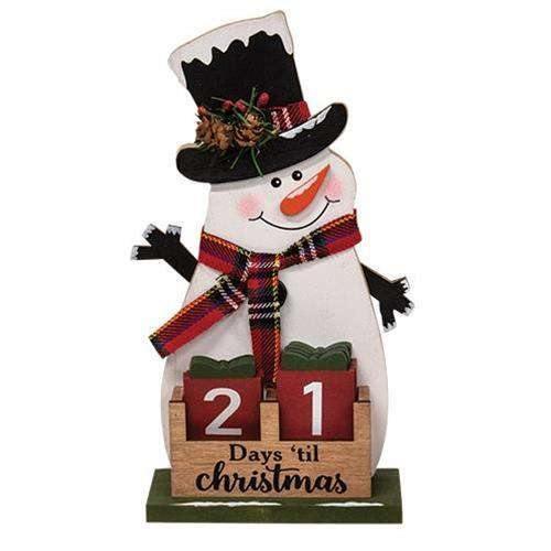 Count Down Snowman Sitter - The Fox Decor