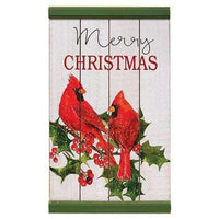 Thumbnail for Christmas Cardinals Wood Sign - The Fox Decor