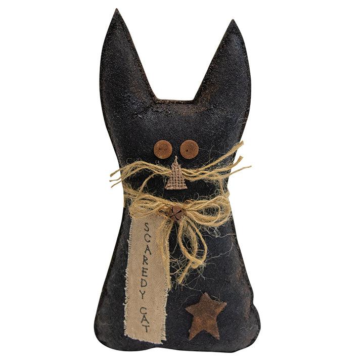 Stiffened Primitive Scaredy Cat - The Fox Decor