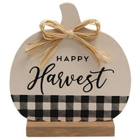 Thumbnail for Happy Harvest Buffalo Check & White Pumpkin
