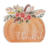Thumbnail for Thankful Chunky Watercolor Pumpkin Sitter