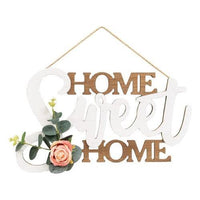 Thumbnail for Home Sweet Home Cutout Floral Accent Hanging Sign - The Fox Decor