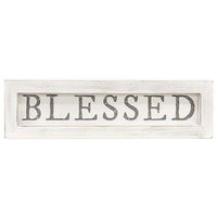 Thumbnail for Blessed White Framed Sign