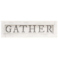 Thumbnail for Gather White Framed Sign - The Fox Decor