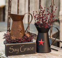 Thumbnail for Rusty Pitcher w/Embossed Star - The Fox Decor