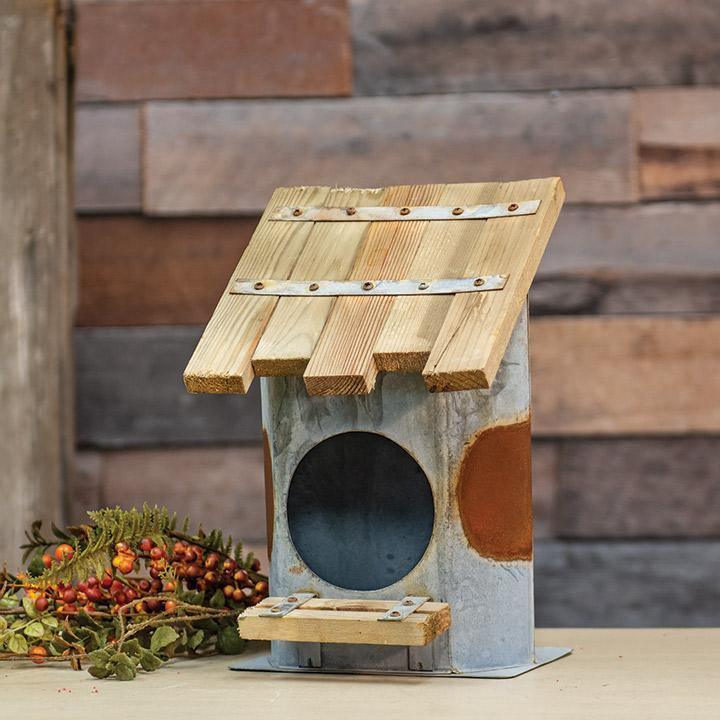 Galvanized Birdhouse - The Fox Decor