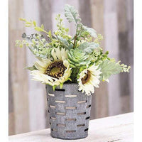 Thumbnail for Galvanized Olive Bucket 5.25