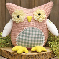 Thumbnail for Crocheted Rose Eye Spring Owl