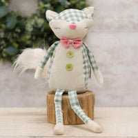Thumbnail for Buffalo Check Sitting Spring Fox - The Fox Decor