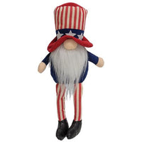 Thumbnail for Americana Uncle Sam Gnome w/Dangle Legs