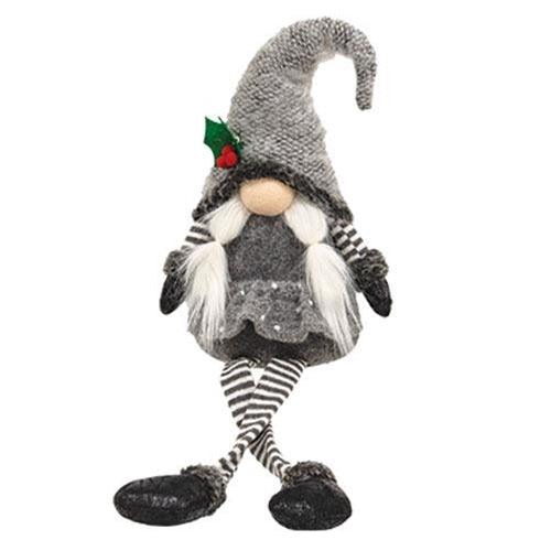 Lg Dangle Leg Mr or Mrs Santa Gnome, 2 Asstd. sold individually