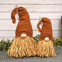 Thumbnail for Jute Plaid Gnome Large - The Fox Decor
