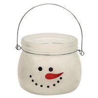 Thumbnail for Twisted Peppermint Snowman Jar Candle, 14oz - The Fox Decor