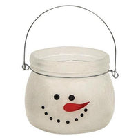 Thumbnail for Twisted Peppermint Snowman Jar Candle, 14oz - The Fox Decor