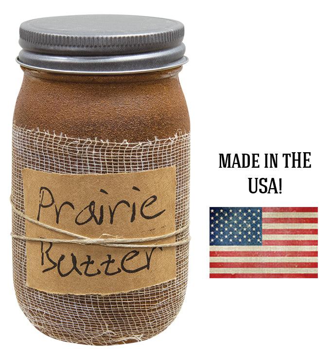 Prairie Butter Jar Candle, 16oz - The Fox Decor