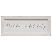 Thumbnail for Don't Be An Asshole Today Framed Print - The Fox Decor