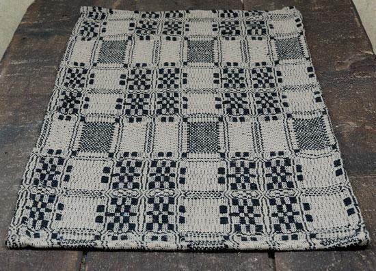 Black/Tan Woven Short Runner - The Fox Decor