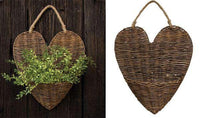 Thumbnail for Willow Heart Wall Basket