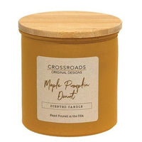 Thumbnail for Maple Pumpkin Donut 14oz Jar Candle w/Wood Lid - The Fox Decor