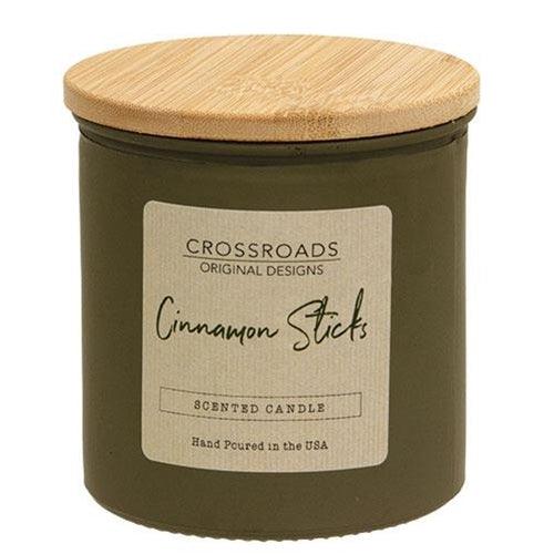 Cinnamon Sticks 14oz Jar Candle w/Wood Lid - The Fox Decor