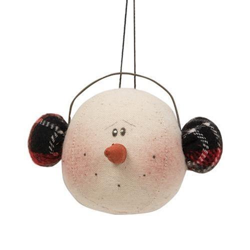 3/Set, Snowman Head Ornaments - The Fox Decor