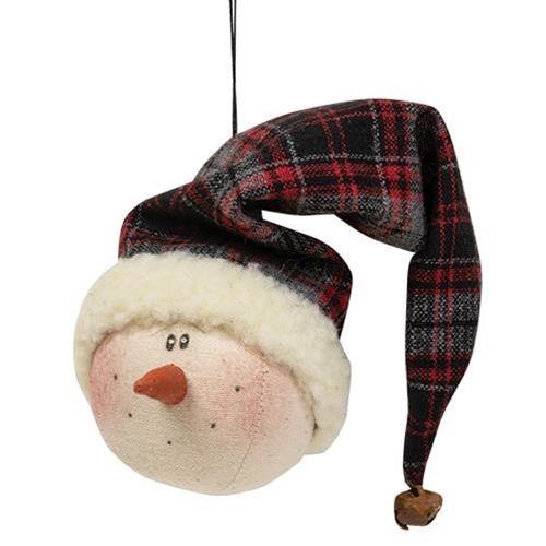 3/Set, Snowman Head Ornaments - The Fox Decor