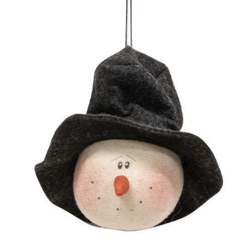 3/Set, Snowman Head Ornaments - The Fox Decor