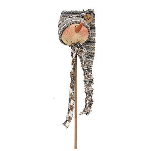 Snowy Snowman Wand, 3 Asstd. designs sold individually (not as a set) - The Fox Decor