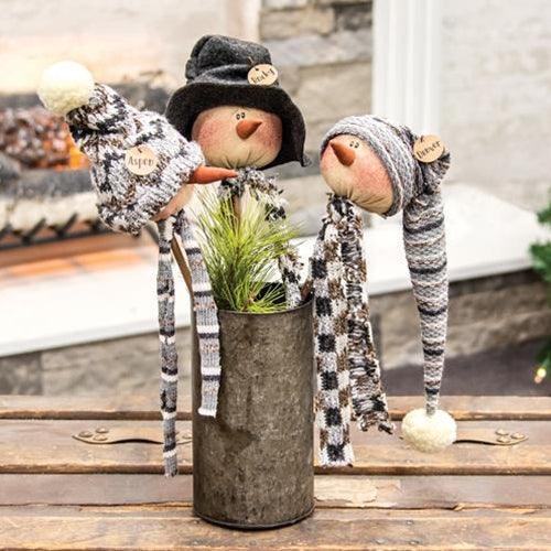 Snowy Snowman Wand, 3 Asstd. designs sold individually (not as a set) - The Fox Decor