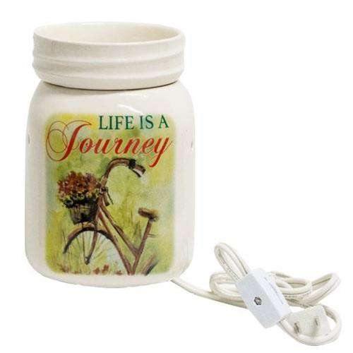 Life Is A Journey Wax Melter - The Fox Decor