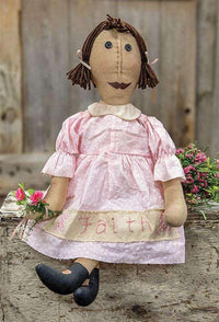Thumbnail for Faith Awareness Doll Stuffed primitive doll - The Fox Decor