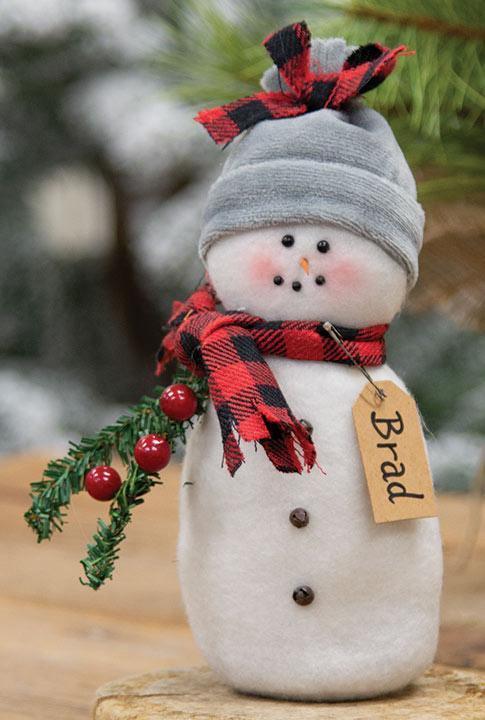 Brad Snowman Ornament - The Fox Decor