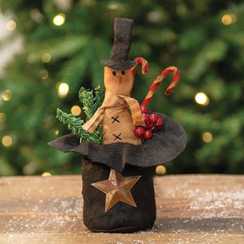 Top Hat Snowman - The Fox Decor