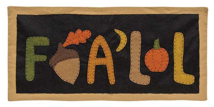 Stitched Fall Runner - The Fox Decor