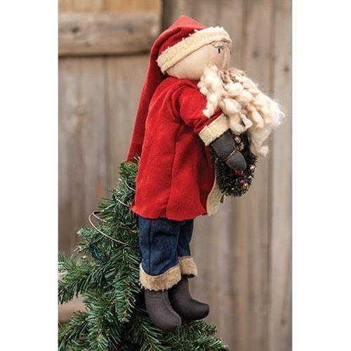 Santa Tree Topper - The Fox Decor