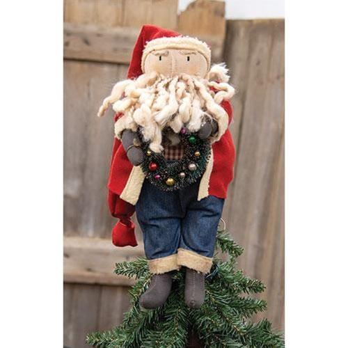 Santa Tree Topper - The Fox Decor