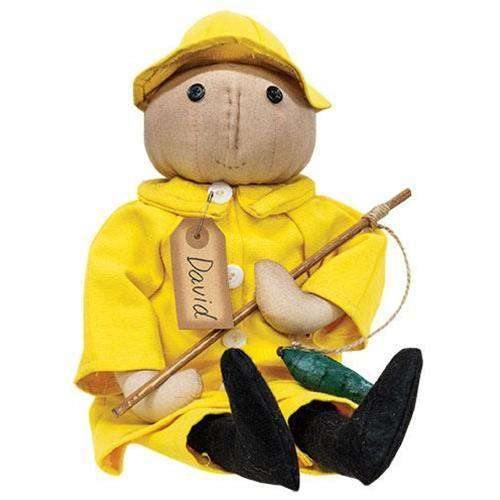 David Fisherman Doll Primitive plush doll - The Fox Decor