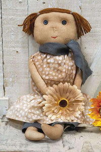Thumbnail for Mini Brynlee Doll Stuffed primitive doll with weighted base - The Fox Decor