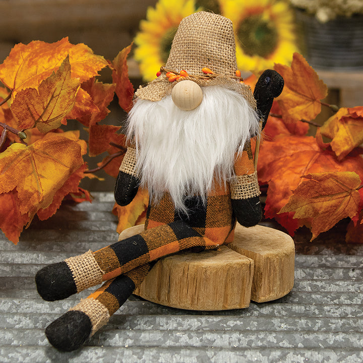Fall Gnome with Crow