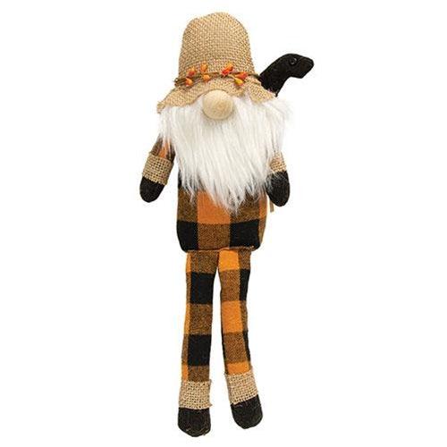 Fall Gnome with Crow - The Fox Decor