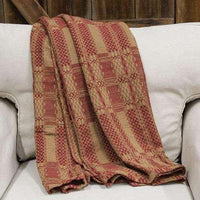 Thumbnail for Cranberry/Tan Throw - The Fox Decor