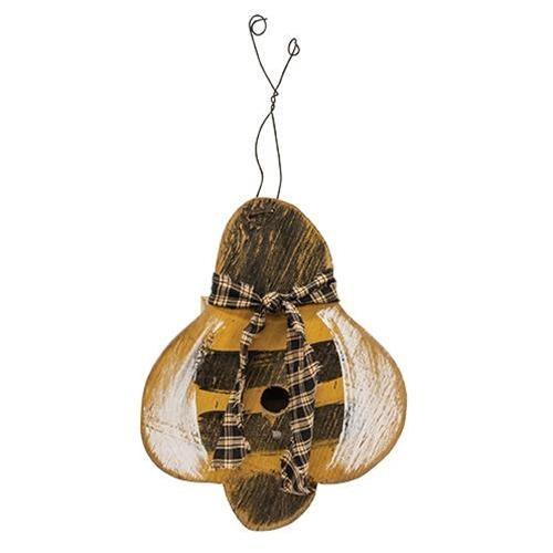 Primitive Bumblebee Birdhouse - The Fox Decor