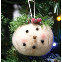 Thumbnail for Snow Angel Head Christmas Ornament - The Fox Decor