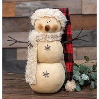 Thumbnail for Santa Hat Lodge Snowman - The Fox Decor