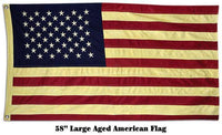 Aged American Flag, 58