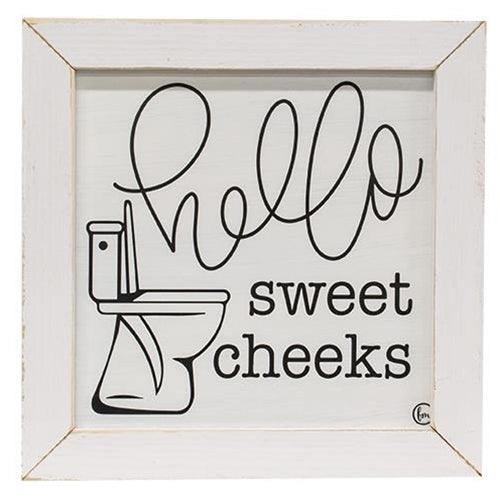 Hello Sweet Cheeks Framed Print - The Fox Decor